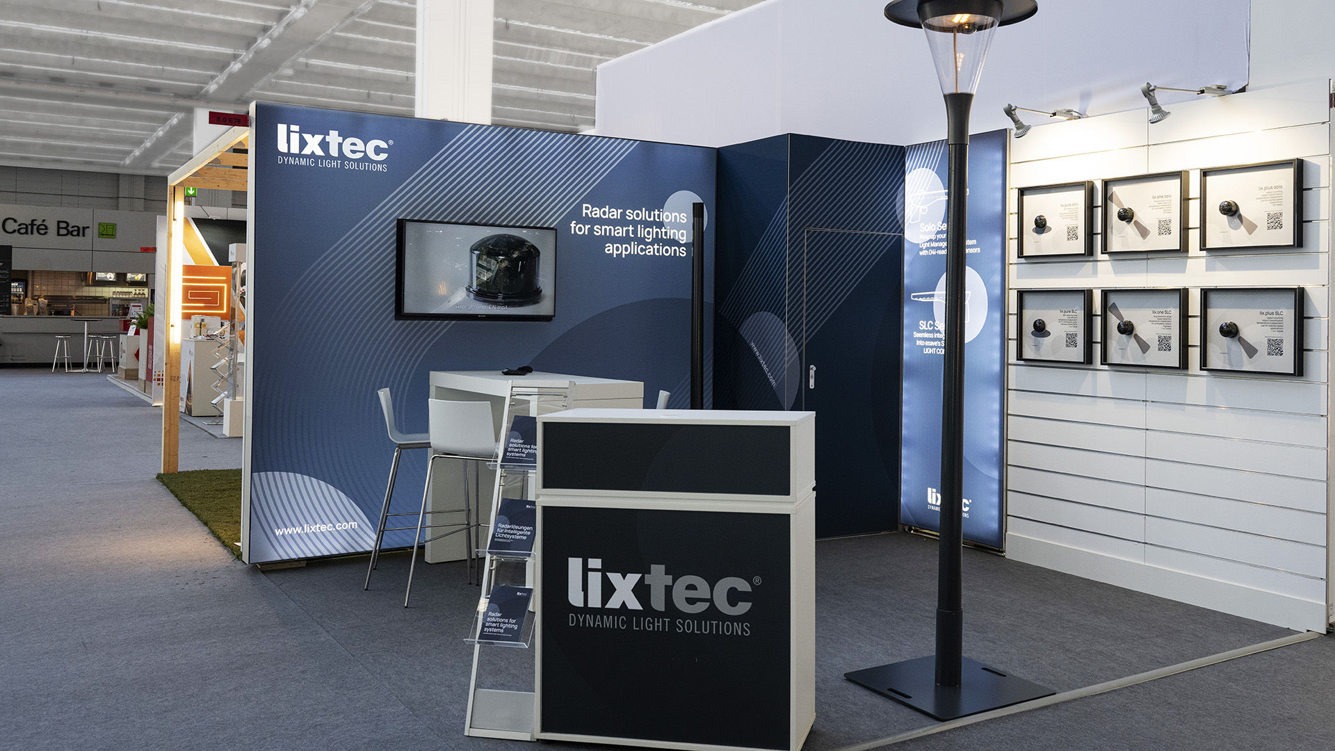 Complete stand with all-inclusive packages lixtec GmbH