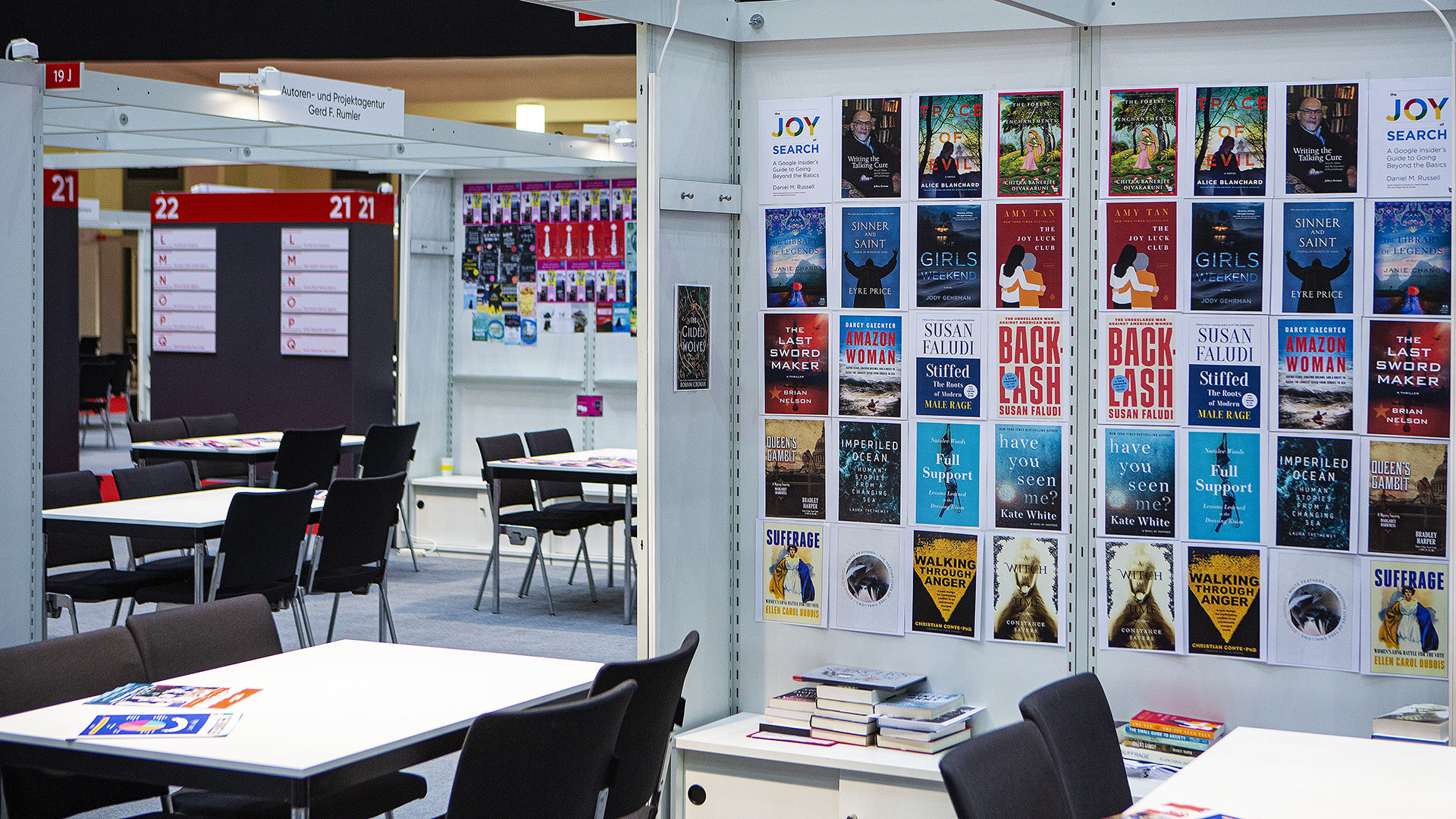 Exhibition of books at the Frankfurter Buchmesse