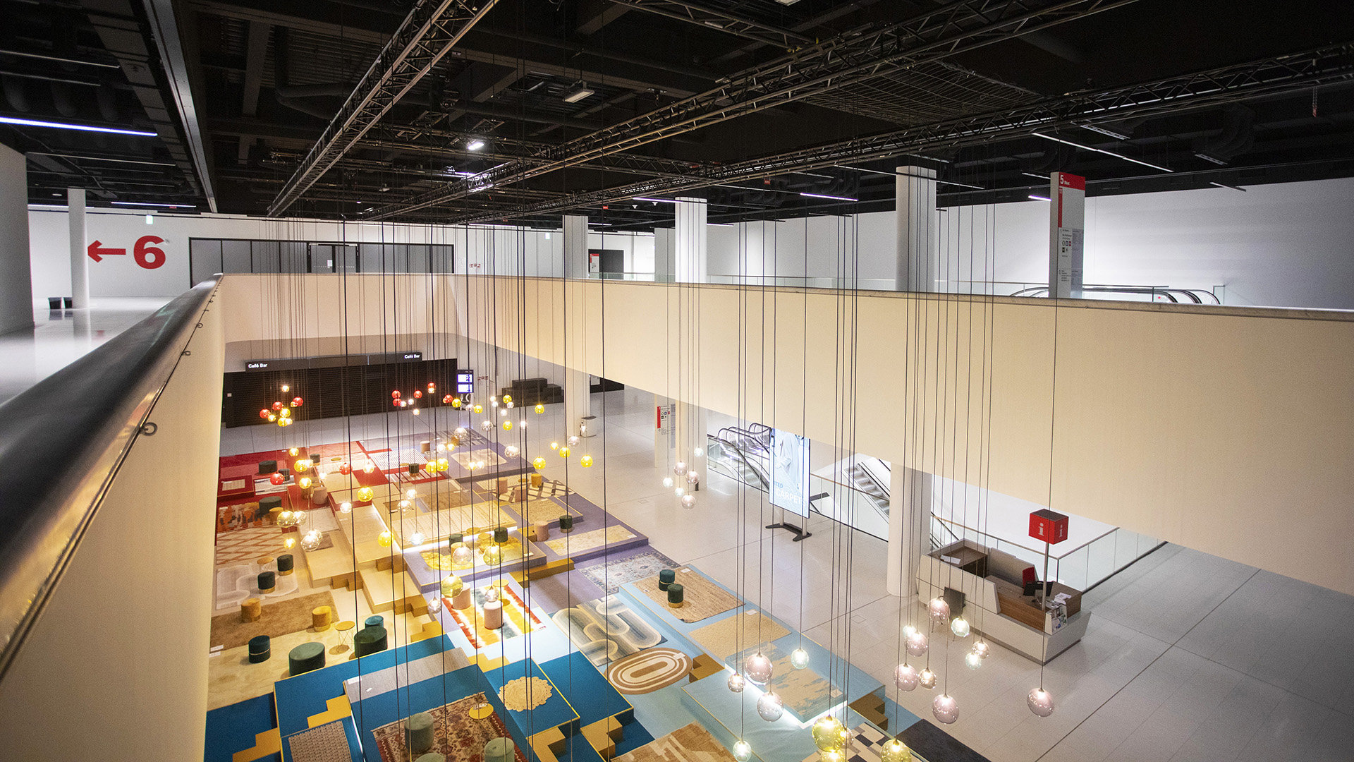 View of the Carpet Lounge in the hall - Heimtextil 2024