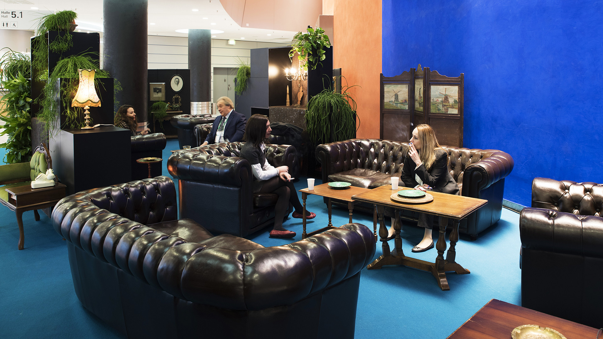 Sofas in the Smokers Lounge - Heimtextil 2024