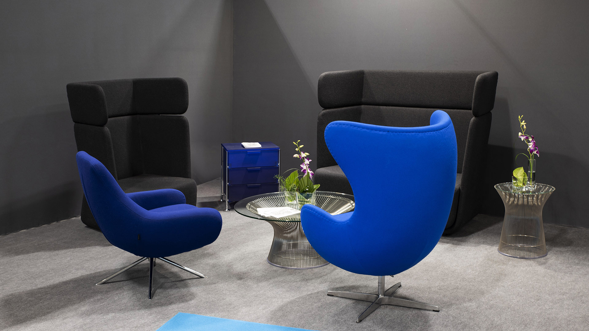 Seating in the Tulip Lounge - Texworld Paris 2019